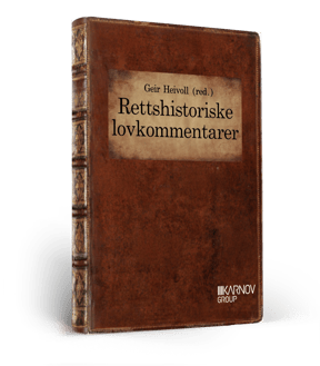 Rettshistoriske lovkommentarer u politi